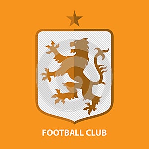 Soccer Football Badge Logo Design Template. Sport Team Identity.