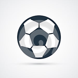 Soccer football ball colored Vector illustration