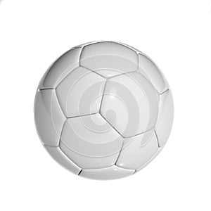 Soccer/football ball isolated on white background, 3d rendering