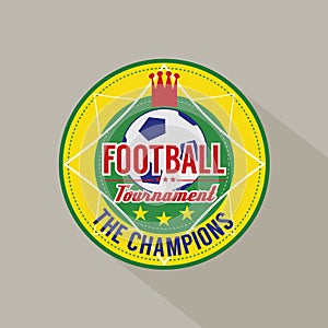 Soccer or Football Champions Badge