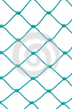 Soccer Football Goal Post Set Net Rope Detail, New Green Goalnet