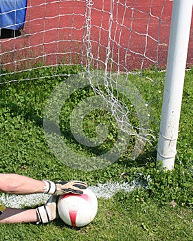 Soccer football goalkeeper