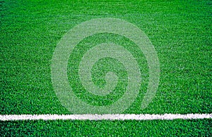 Soccer football grass field