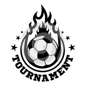 Soccer or football logo, emblem, badge