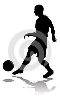 Soccer Football Player Silhouette