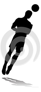 Soccer Football Player Silhouette