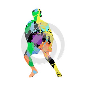 Soccer Football Player Silhouette