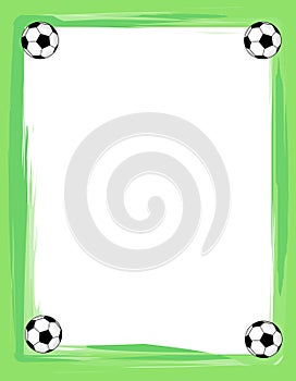 Soccer frame / border