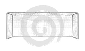 Soccer Goal Post Isolated