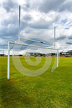 Soccer Goals on a Sporting Field