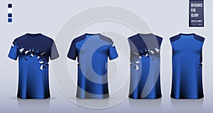 Soccer jersey, football kit, t-shirt mockup or sport shirt template design for. Tank top for basketball jersey or running singlet.