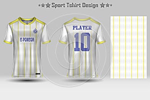 Soccer Jersey Mockup Template Sport T-shirt Design