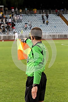 Soccer linesman