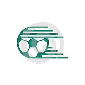 Soccer logo design vector illustration, Creative Football logo design concept template, symbols icons