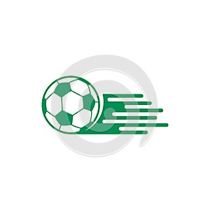 Soccer logo design vector illustration, Creative Football logo design concept template, symbols icons