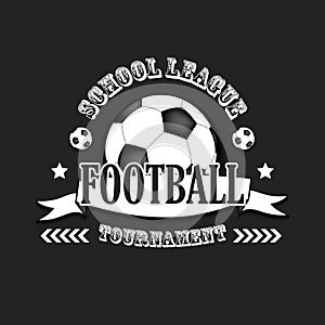 Soccer logo template design