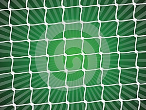 Soccer net background