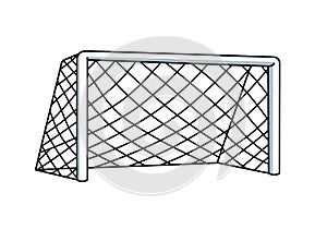 Soccer net clip art.