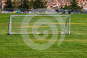 Soccer Net In Open Field