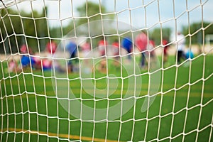 Soccer Net Selective Focus