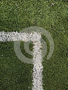 Soccer pitch lines