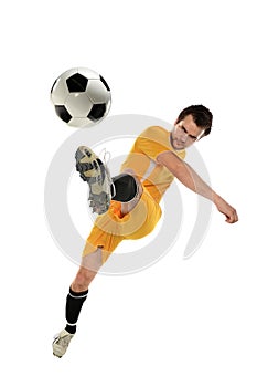 Soccer Player in Action