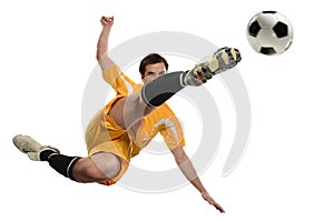 Soccer Player in Action