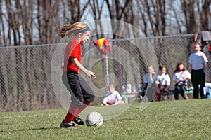 Soccer Player Chasing Ball 2