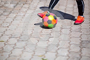 Soccer player  control ball