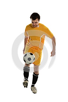 Soccer Player Dribbling