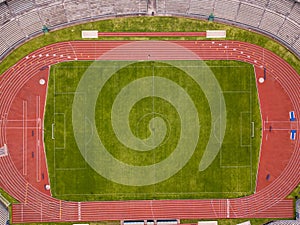 Soccer Stadium  aerial view photo