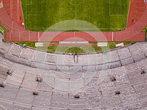 Soccer Stadium  aerial view photo