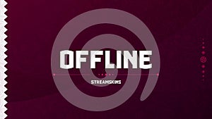 Soccer stream overlay offline twitch banner