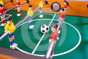 Games: soccer table,Table football competition