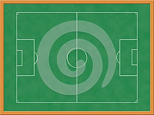 Soccer tactics board