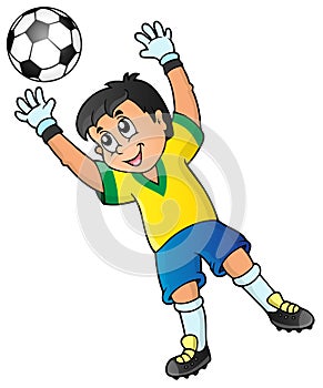 Soccer theme image 2