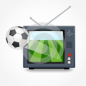 Soccer on the tv