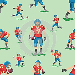 Soccer vector footballer teamleader captain or soccerplayer character in sportswear playing with soccerball on football photo