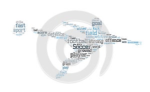 Soccer word cloud
