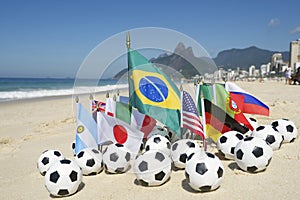 Pohár 2014 brazília medzinárodný tím vlajky 