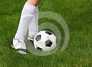 Soccerball and Player