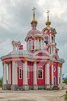 SOCHI, RUSSIA - JUNE 3, 2017: Panteleimon Temple of the Healer.