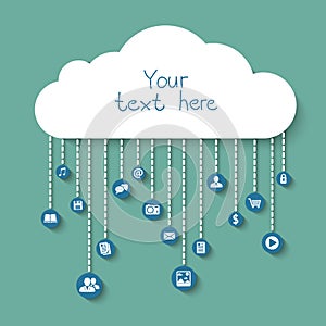 Social and business in the cloud