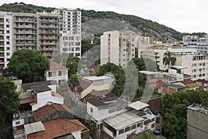 Social contrast in an urban area of the city of Rio de Janeiro