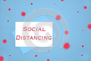 Social Distancing notecard