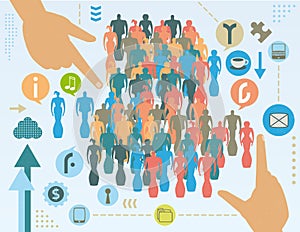 Social engineering concept