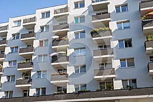 A social housing building