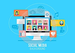 Social Media Background