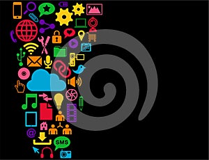 Social Media background