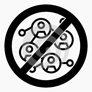Social media ban. There is no computer network